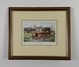 Fordson N Rowcrop - Dark Wood Framed