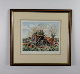 Fordson P6 At Blox Hall - Artist Proof - Brown Framed