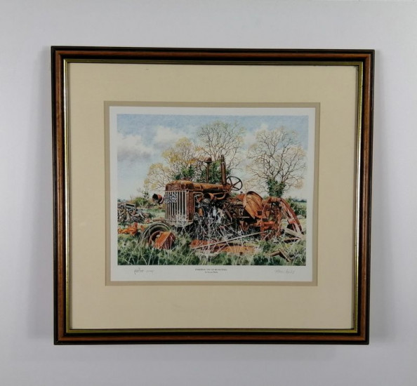 Fordson P6 At Blox Hall - Brown Framed