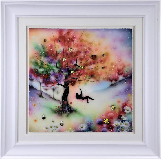 Free To Fly - White Framed