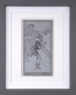 Game On - Sketch - Grey Framed