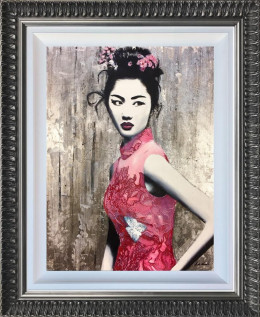Geisha Couture - Original - Black - Framed