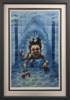 Get Out Of The Water (Jaws) - Framed