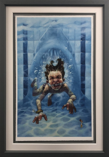 Get Out Of The Water (Jaws) - Framed