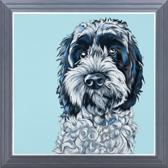 Give Me Your Heart, And I'll Give You Mine - Original - Dark Grey Framed Give Me Your Heart, And I'll Give You Mine - Original - Dark Grey Framed