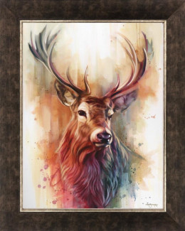 Monarch Of The Glen - Canvas - Framed