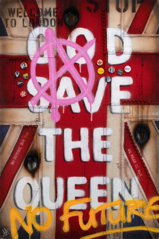 God Save The Queen - Flag - Artist Proof