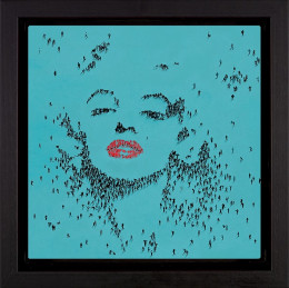 Goddess - Marilyn Monroe - Black Framed