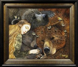 Goldilocks And The Three Bears - Framed
