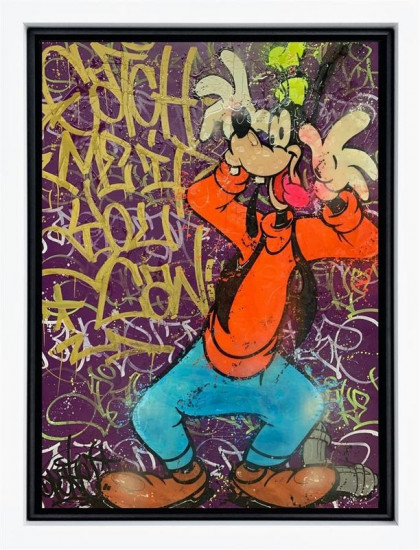 Goof Around - Original - White Framed Goof Around - Original - White Framed