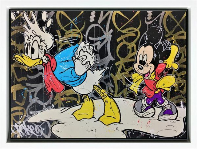 Gotcha' Pal! - Original - Framed Gotcha' Pal! - Original - Framed