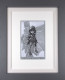 Gotham Girl - Sketch - Artist Proof Grey Framed