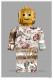 Graffiti Lego Man (Grey Background) - Large - Mounted