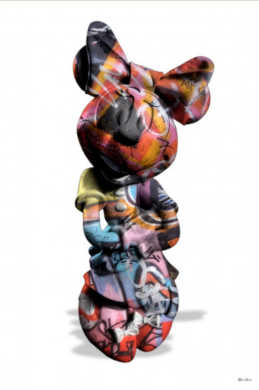 Graffiti Minnie (White Background) - Small Graffiti Minnie (White Background) - Small