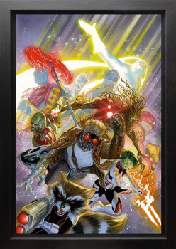 Guardians Of The Galaxy - Standard Canvas - Black Framed - Framed Box Canvas