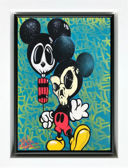 Happy F***ing Birthday - Original - Framed Happy F***ing Birthday - Original - Framed