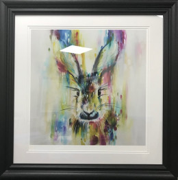 Hare - Escape - Large - Framed