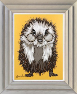 Harry Hedgehog - Original - Light Grey Framed