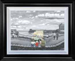 He Always Gets More Than Me - Deluxe Canvas - Black Framed