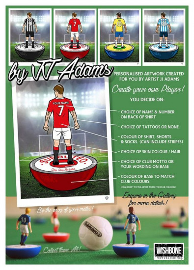 He Shoots, He Scores - Personalised Subbuteo Players