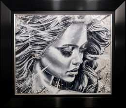 Heartstrings - Limited Edition On Aluminium - Black Framed