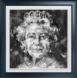 Her Majesty (The Queen) - Black Framed