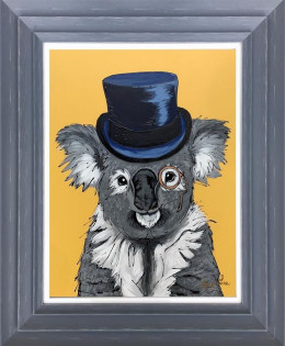 High Society - Original - Dark Grey Framed