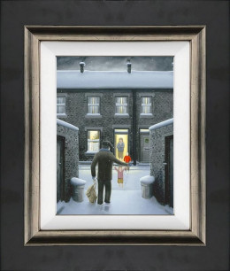Home For Christmas - Canvas - Black Framed