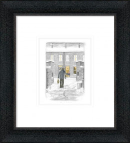 Home For Christmas - Sketch - Black-Grey Framed