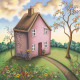 House Of Flowers - Mounted