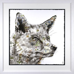 Hunt - White Framed