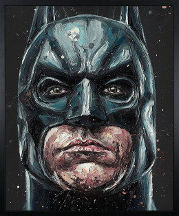 I Am Vengeance (Batman) - Canvas - Artist Proof Black Framed - Framed Box Canvas