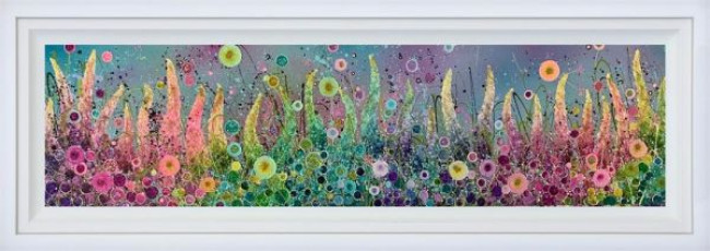 I Wake Up And Adore You - Original - White Framed I Wake Up And Adore You - Original - White Framed