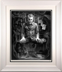 I'm Not A Monster (Black & White) - Artist Proof White Framed