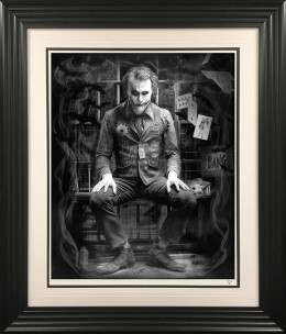 I'm Not A Monster (Black & White) - Black Framed