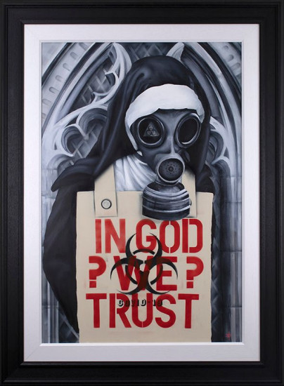 In God We Trust - Black Framed