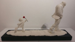 In His Footsteps - Sculpture