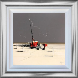 In The Breeze - Original - Silver Framed