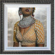 Indian Couture Silver - Original - Framed