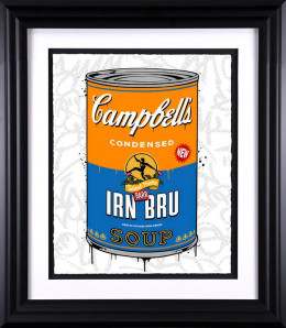 Irn-Bru Soup - Artist Proof Black Framed