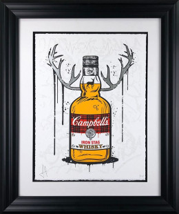 Iron Stag Whisky - Black Framed