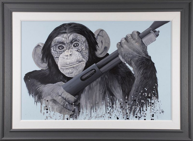 It's A Jungle Out There - Original - Framed It's A Jungle Out There - Original - Framed