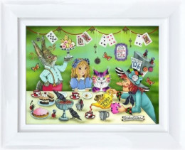 It's Always Tea Time - Limited Edition - White Framed
