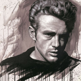 James Dean - Mounted