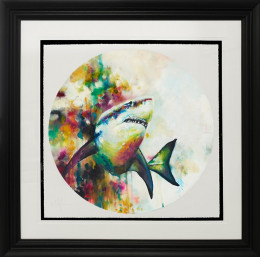 Jaws (Great White Shark) (Small) - Framed