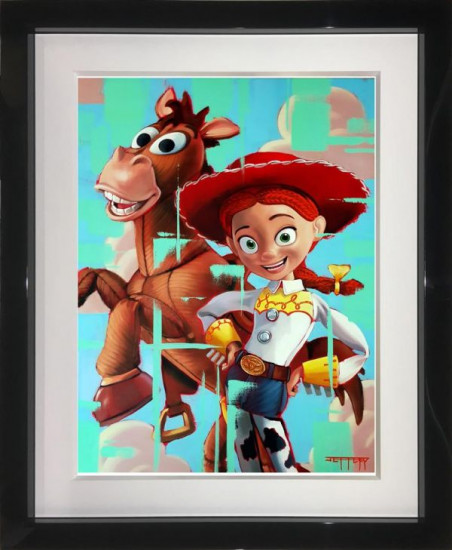 Jessie & Bullseye - Original - Black Framed