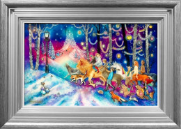 Journey To The Ice Palace - Silver-Blue Framed