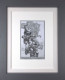 Keep Absolutely Still, Her Vision Is Based On Movement - Sketch - Artist Proof Grey Framed