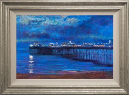 Brighton Pier - Silver Framed