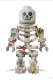 Lego Skeleton (White Background) - Large - Framed